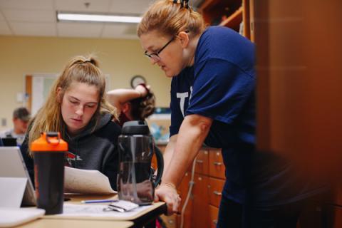 Dr. Amy Berger in class